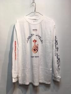 JUNGLES Do Not Disturb Long Sleeve White