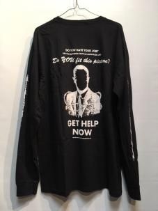 JUNGLES Get Help Now Long Sleeve Black