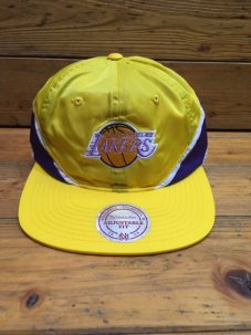 Mitchell & Ness Los Angeles Lakers Nylon Baseball Hat