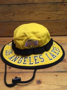 Mitchell & Ness Team Burst Los Angeles Lakers Boonie Bucket Hat 