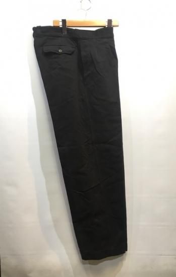 フランス軍 M52 チノパン DEADSTOCK BLACK 後染め 通販 - 神戸の