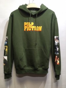 Pulp Fiction ѥץե Puff Print Hoodie Sweatshirt 