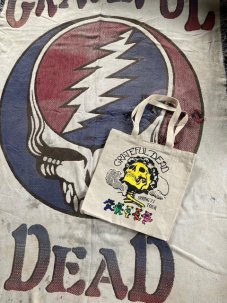 GREATFUL DEAD SPRING '77 TOUR TOTE BAG