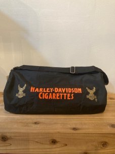 90'S HARLEY DAVIDSON CIGARETESドラムバッグ ブラック  (VINTAGE)