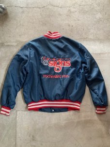 80's GO Sports Wear 中綿入り ナイロン スタジアム ジャケット  (VINTAGE)
