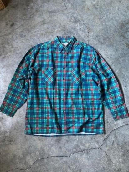90s SAUGATUCK プリントネルシャツ 90's SAUGATUCK プリント ネルシャツ (VINTAGE) - REFUGE USED