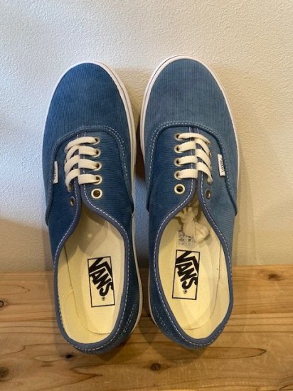 VANS コーデュロイ AUTHENTIC NAVY (NEW) - Refuge