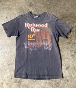 's  HARLEY DAVIDSON REDWOOD RUN 10TH T   (VINTAGE)
