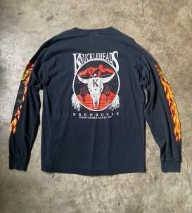 <img class='new_mark_img1' src='https://img.shop-pro.jp/img/new/icons5.gif' style='border:none;display:inline;margin:0px;padding:0px;width:auto;' /> "KNUCKLEHEADS BREWHOUSE" FLAMES 󥰥꡼T  (VINTAGE)
