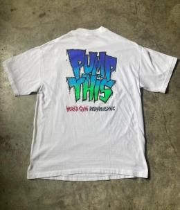 <img class='new_mark_img1' src='https://img.shop-pro.jp/img/new/icons5.gif' style='border:none;display:inline;margin:0px;padding:0px;width:auto;' />'s "WORLD GYM" PUMP THIS T  (VINTAGE)
