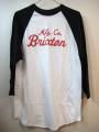 Brixton ֥ꥯȥ Glory Baseball Tee White/Black M