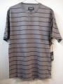 Brixton ֥ꥯȥ LEWIS ͥ Grey/Brown stripe