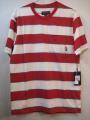 Brixton ֥ꥯȥ RAY S/S Tee Red Stripe ͥ