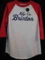 Brixton ֥ꥯȥ Glory Baseball Tee ӥ White & Red