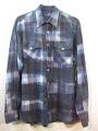 Urban Renewal Х˥塼 Printed Stripe Flannel Shirt S Blue