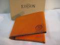 EDISON MFG CO エディソン Bi Fold Wallet Saddle Tan