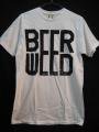 PALMERCASH ѥޡå Beer And Weed Tee M White