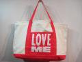 Love Me By Curtis Kulig Tote Bag Red