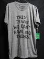 toddland トッドランド This Why We Can't Have Nice Things Tee Ｍサイズ Gray