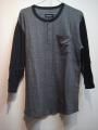 BRIXTON ֥ꥯȥ DETROIT 3/4 HENLEY ͥ CHA/BLK