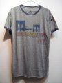 BODY RAGS CLOTHING BROOKLYN RINGER TEE M GREY