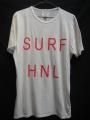 SALVEGE PUBLIC SURF HNL Tee S WHITE/RED
