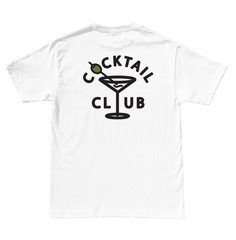 THE GOOD WORTH åɥ COCKTAIL CLUB TEE M WHITE