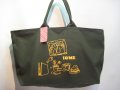 iandme Drawing Tote Bag OLIVE