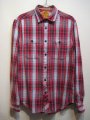 STAPLE FORD WASHED FLANNEL SHIRTS Sサイズ RED