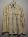SALT VALLEY WASHED PLAID FLANNEL SHIRTS Sサイズ YELLOW