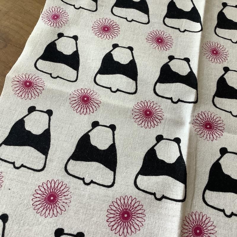 Heureux ウールー 手染めてぬぐい パンダ柄 猫雑貨 和雑貨 御朱印グッズ 王冠印雑貨店 Heureux ウールー 手染めてぬぐい パンダ柄 猫雑貨 和雑貨 御朱印グッズ 王冠印雑貨店