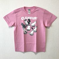 【悪意1000%】新作！Tシャツ　CLEAN UP!（ピンク）