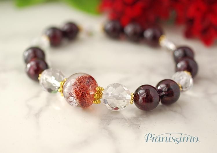 おまとめ割引価格 美✨超希少✨AAAAA 大天使ミカエルの翼✨ヒマラヤメルー水晶 大天使ミカエル・ブレスレット（レピドロクロサイト、ガーネット、水晶