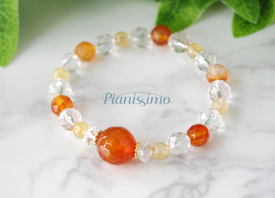 神の使いの鶏で良い運気を取り込む/水晶・鶏/パワーストーン/天然石