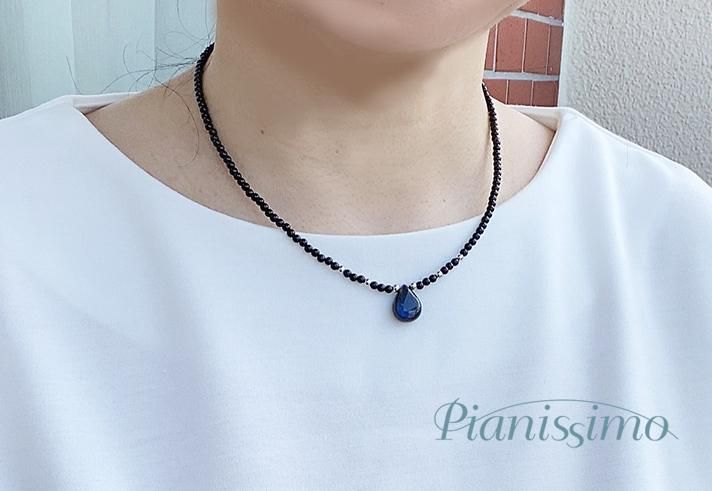 オーラ浄化＆魔除け】ブラックラブラドライト＆ブラックオニキス