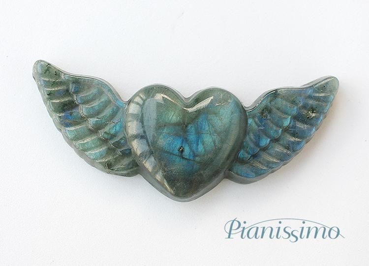 エンジェルハート（ラブラドライト） - 天然石ブレスレットの