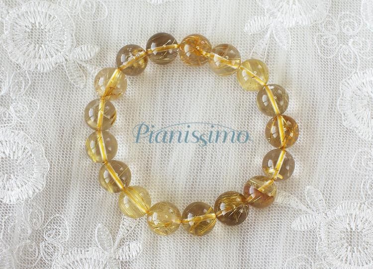 金運・開運・幸運】高級 太陽花 タイチンルチル ケース付 11.5mm