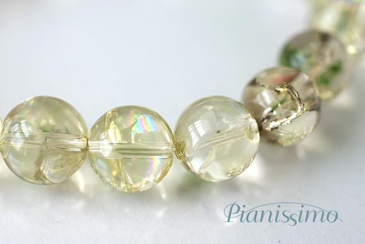 598-1☆シトリンアイリス【一点物・虹入り】天然石ブレスレット