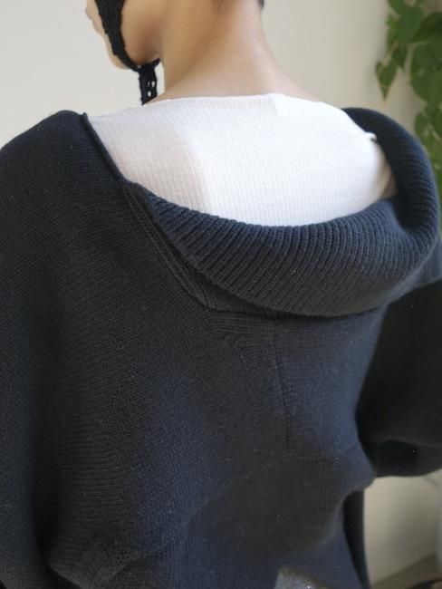NICCOLO PASQUALETTI-DILATA SWEATER/BLACK - VISITFOR