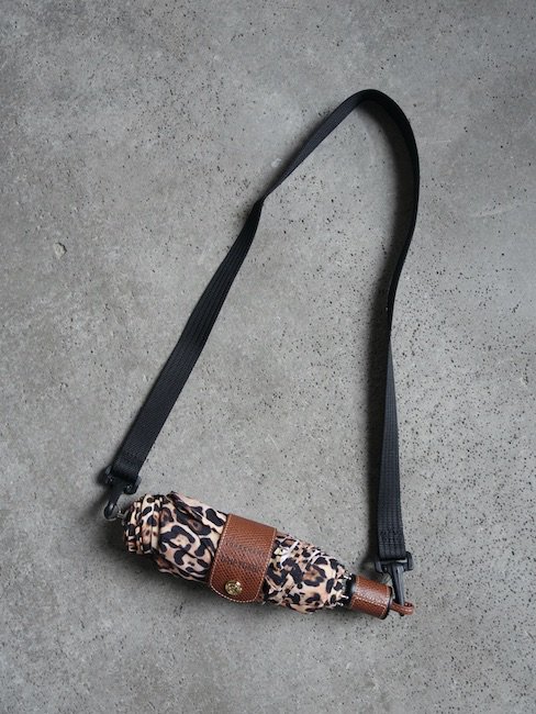 D'HEYGERE×LONGCHAMP-CONVERTIBLE UMBRELLA/LEOPARD - VISITFOR