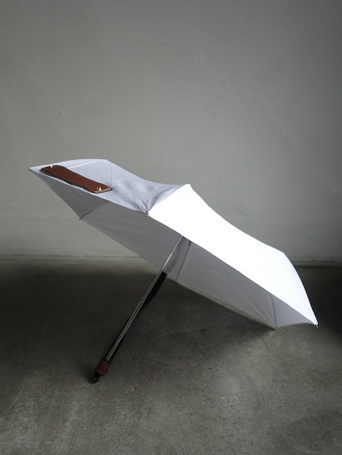 D'HEYGERE×LONGCHAMP-CONVERTIBLE UMBRELLA/WHITE - VISITFOR