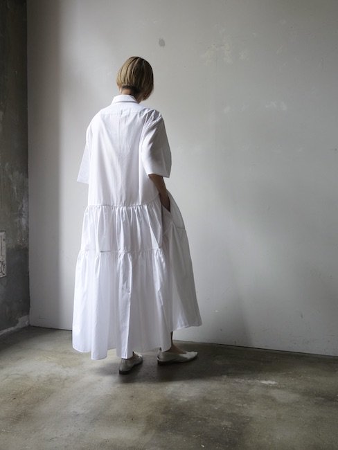 CECILIE BAHNSEN-PRIMROSE DRESS/WHITE - VISITFOR