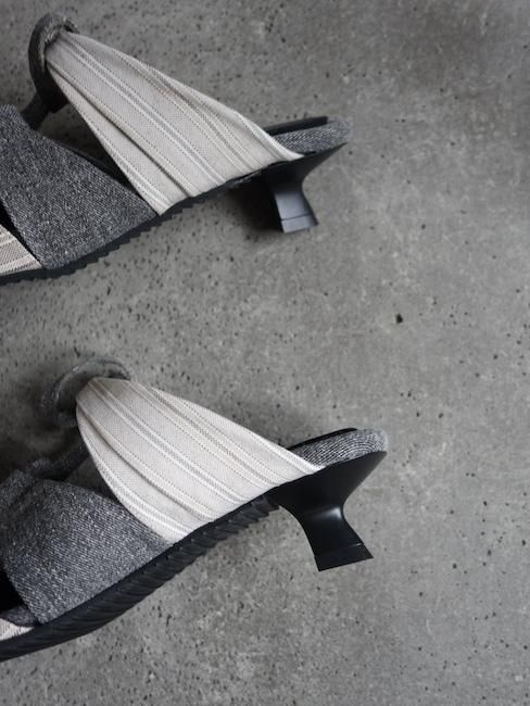PAULA CANOVAS DEL VAS】/Diablo Twist Sandals(black)