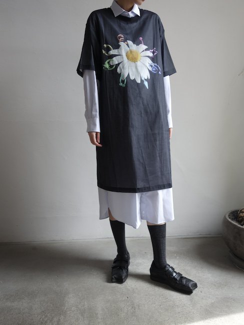 WATARU TOMINAGA-COTTON VOILE T-SHIRT - VISITFOR