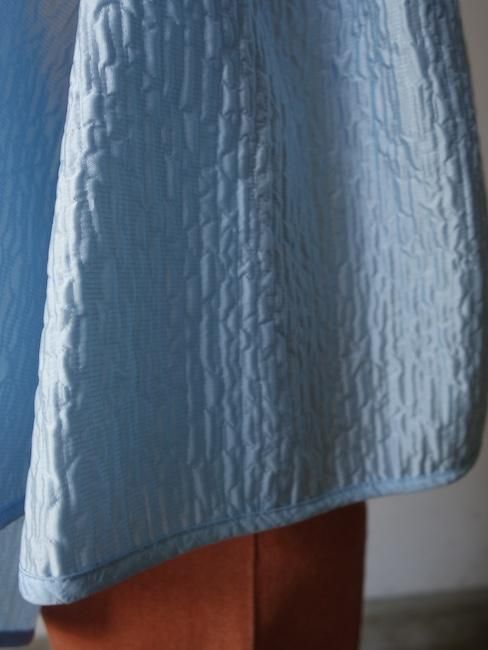 CECILIE BAHNSEN-SELENA TOP/LIGHT BLUE - VISITFOR