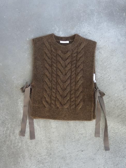 CECILIE BAHNSEN-ALY VEST/FALL BROWN - VISITFOR CECILIE BAHNSEN-ALY VEST/FALL BROWN - VISITFOR