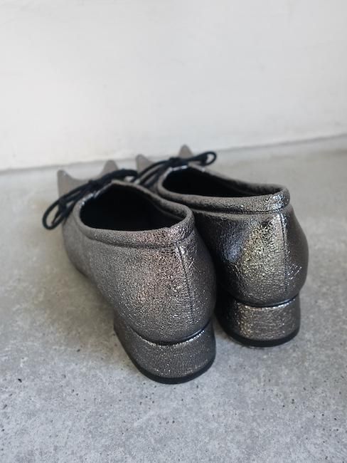 Black Diablo Saturn Heels by Paula Canovas Del Vas on Sale