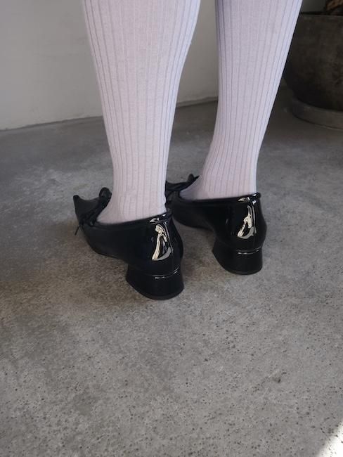 PAULA CANOVAS DEL VAS-Diablo ballerina / BLACK - VISITFOR PAULA CANOVAS DEL VAS-Diablo ballerina / BLACK - VISITFOR