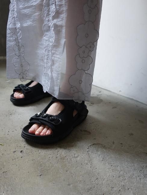 Cecilie Bahnsen Valeria Sandals | Black | FARFETCH