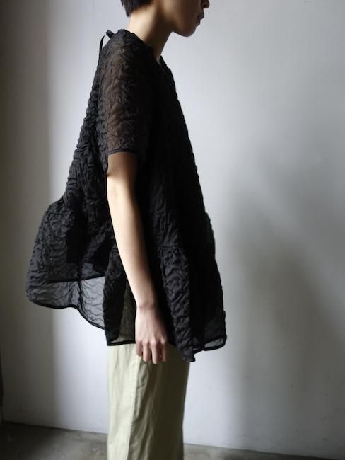 CECILIE BAHNSEN-SUSI TOP/BLACK - VISITFOR